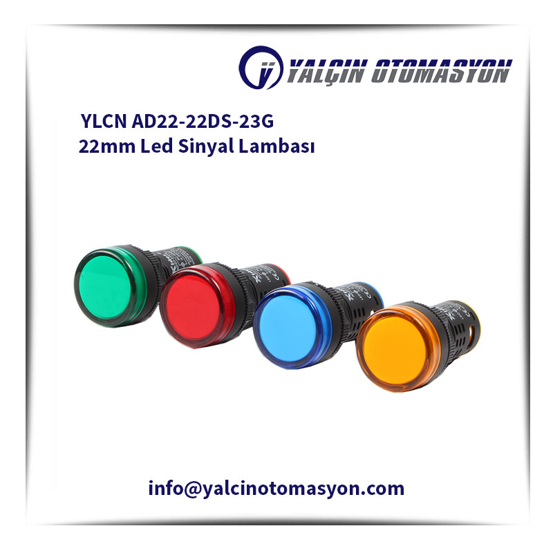 YLCN AD22-22DS-23G 22mm Led Sinyal Lambası