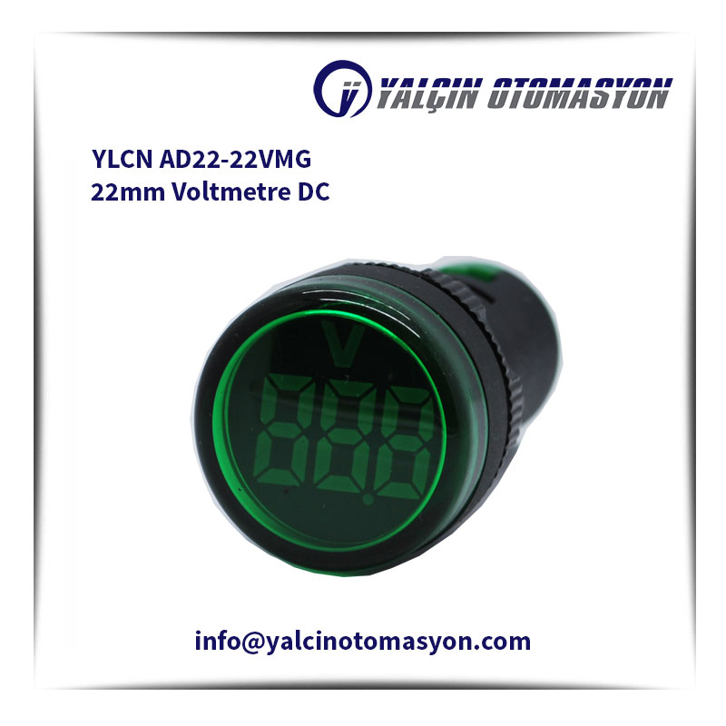 YLCN AD22-22VMG 22mm Voltmetre DC