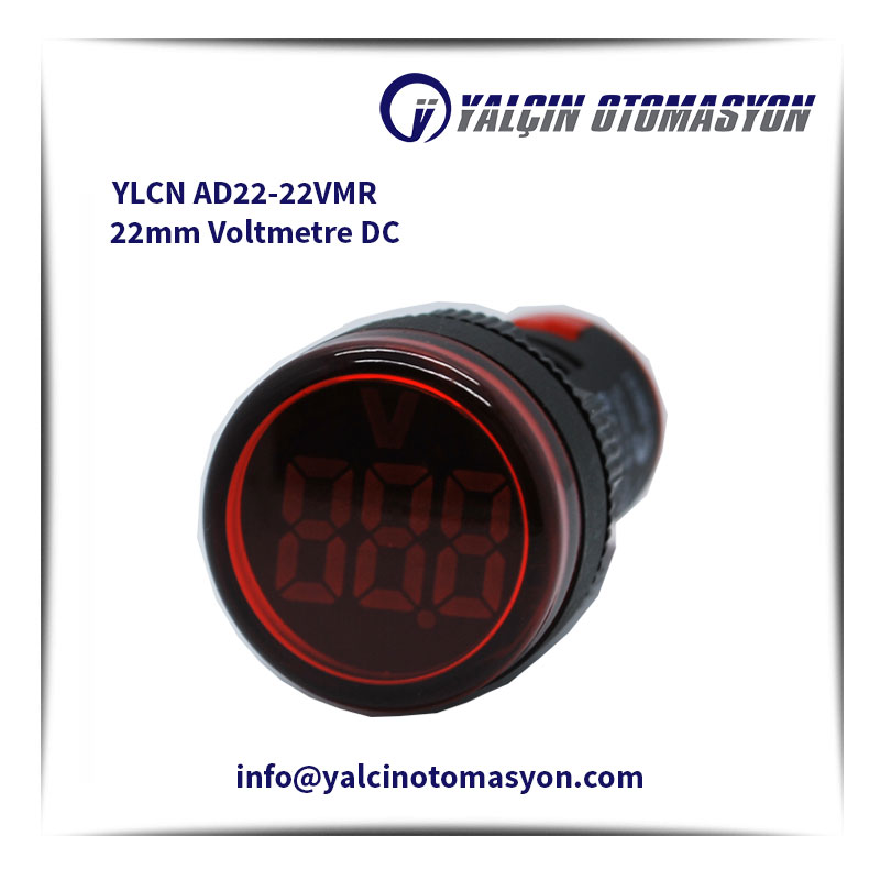 YLCN AD22-22VMR 22mm Voltmetre DC