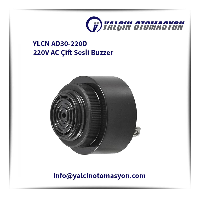 YLCN AD30-220D 220V AC Çift Sesli Buzzer