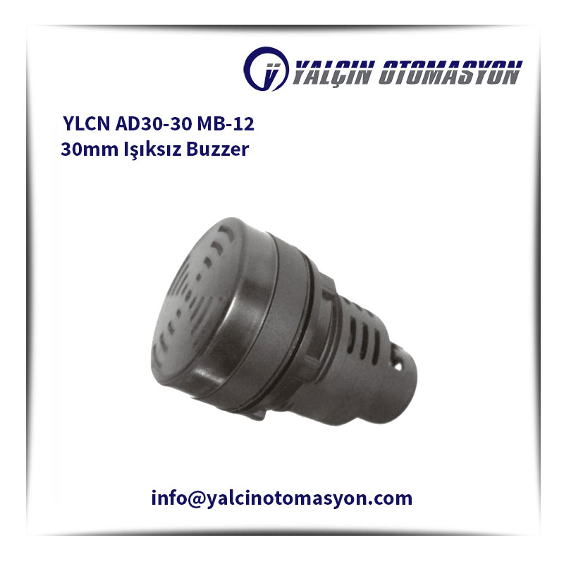 YLCN AD30-30 MB-12 30mm Işıksız Buzzer