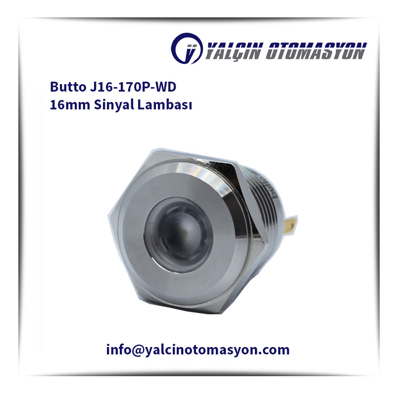 Butto J16-170P-WD 16mm Sinyal Lambası