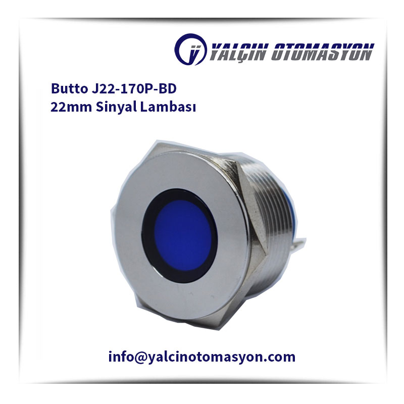Butto J22-170P-BD 22mm Sinyal Lambası