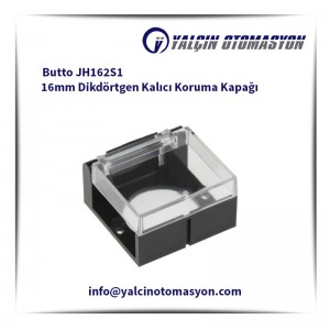 Butto JH162S1 16mm Dikdörtgen Kalıcı Koruma Kapağı