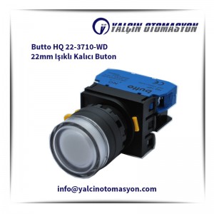 Butto HQ 22-3710-WD 22mm Işıklı Kalıcı Buton