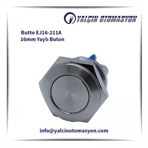 Butto EJ16-211A 16mm Yaylı Buton
