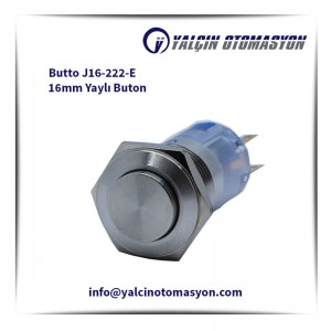 Butto J16-222-E 16mm Yaylı Buton
