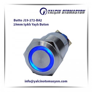 Butto J19-272-BA2 19mm Işıklı Yaylı Buton