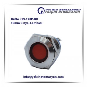 Butto J19-170P-RD 19mm Sinyal Lambası