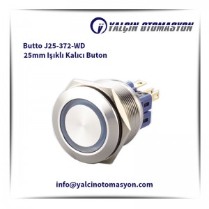 Butto J25-372-WD 25mm Işıklı Kalıcı Buton