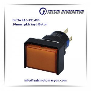 Butto K16-291-OD 16mm Işıklı Yaylı Buton