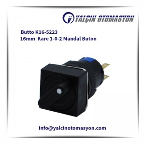 Butto K16-5223 16mm Kare 1-0-2 Mandal Buton