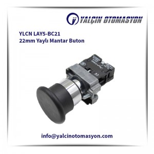 YLCN LAY5-BC21 22mm Yaylı Mantar Buton