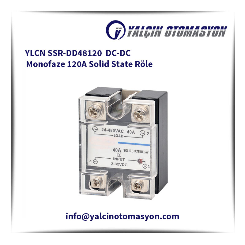 YLCN SSR-DD48120 DC-DC Monofaze 120A Solid State Röle