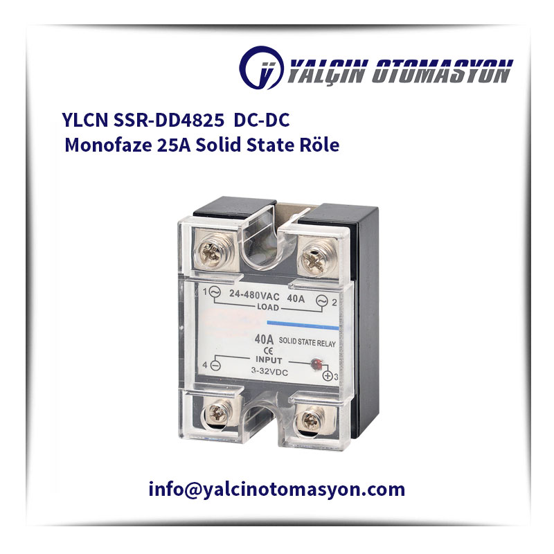 YLCN SSR-DD4825 DC-DC Monofaze 25A Solid State Röle